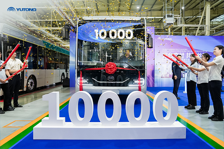 Yutongning 10 000-chi Markaziy Osiyo bozori uchun ishlab chiqarilgan transport vositasi — Yashil Aqlli transportni rivojlantirish sari