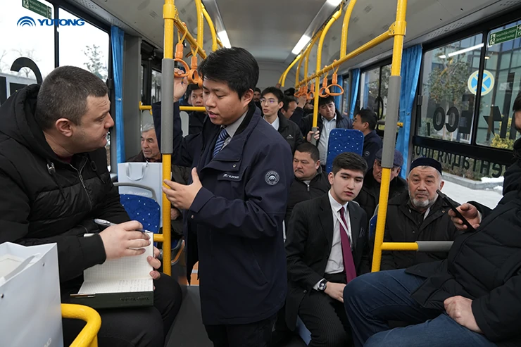 Электробус Yutong E9 официально представлен в Узбекистане