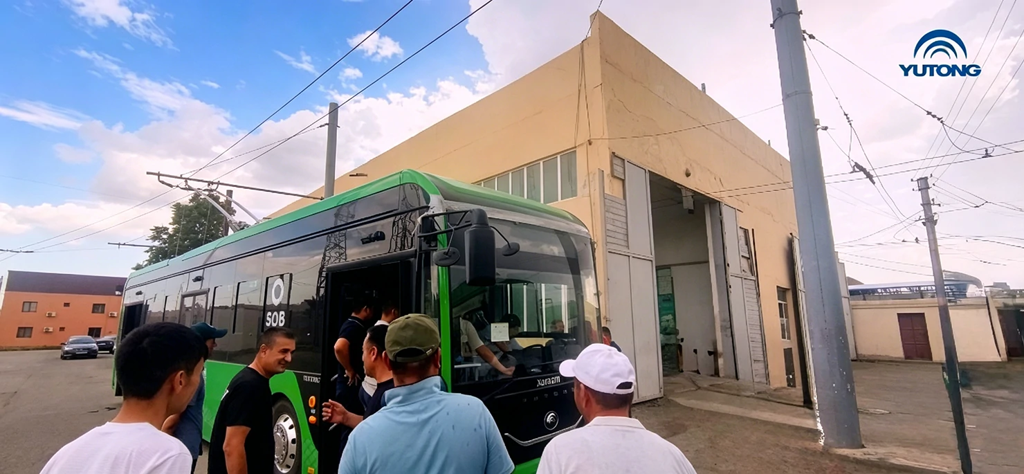 Xorazmga 10 ta Yutong trollebuslari yetkazildi – simsiz harakatlanish imkoniyatiga ega! Xorazmga 10 ta Yutong trollebuslari yetkazildi – simsiz harakatlanish imkoniyatiga ega!